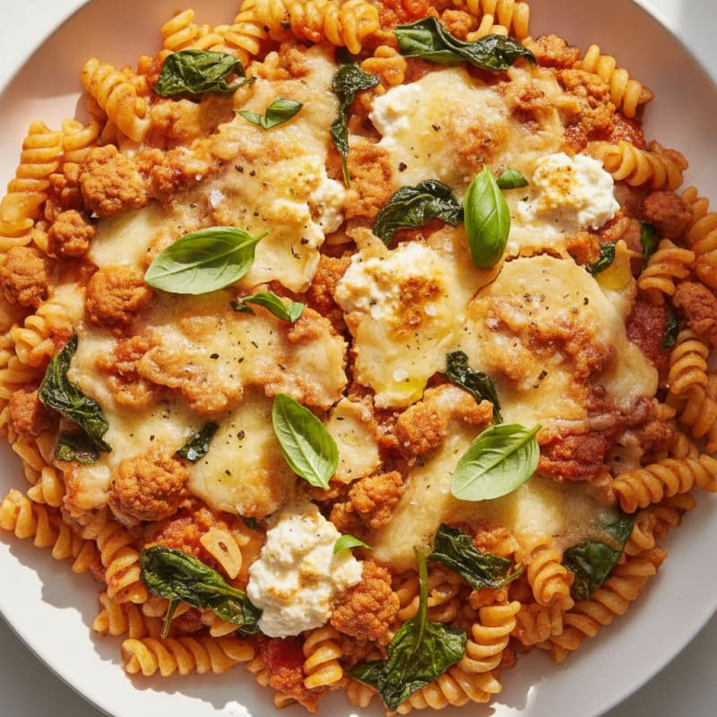 Classic Baked Ziti with Ricotta