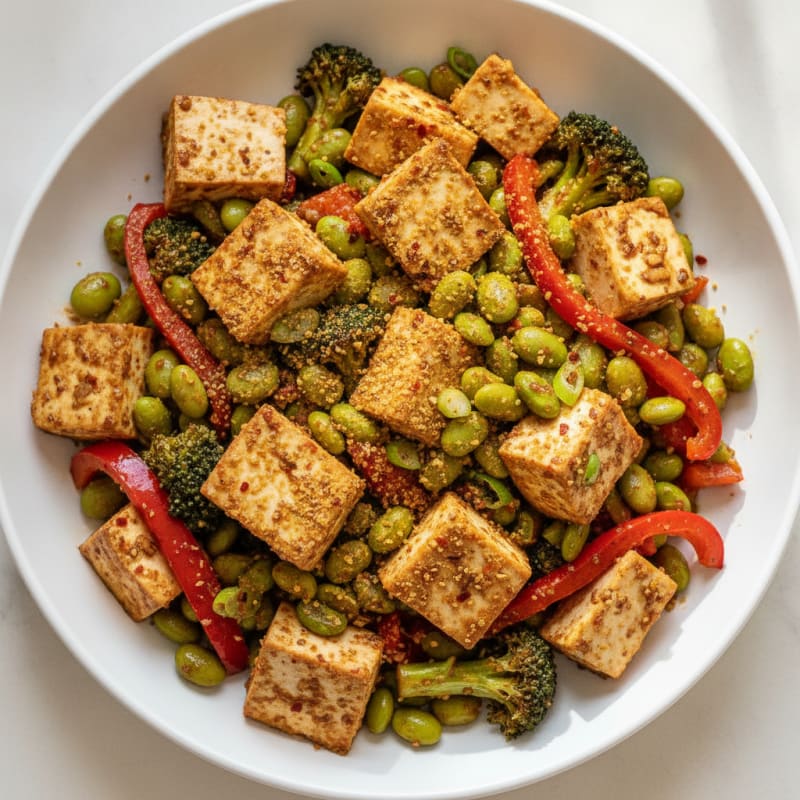 Silken Tofu and Vegetable Stir-Fry