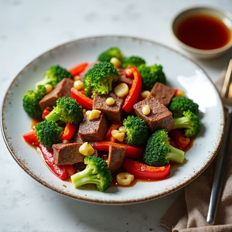 Ginger-Garlic Beef and Broccoli Stir-Fry