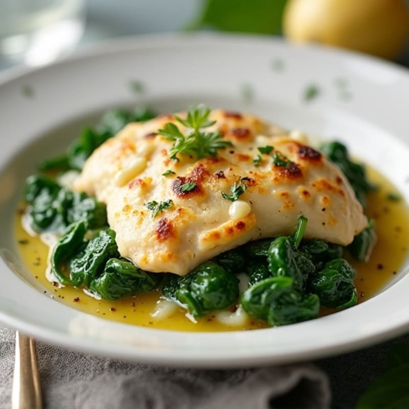 Creamy Ricotta and Spinach Chicken Bake