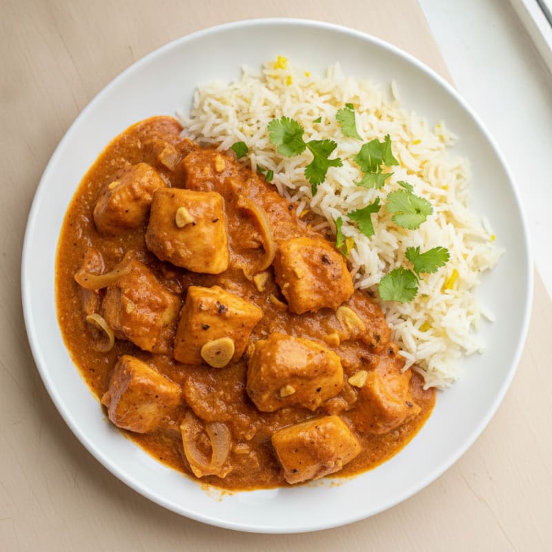 Spiced Butter Chicken with Basmati Rice