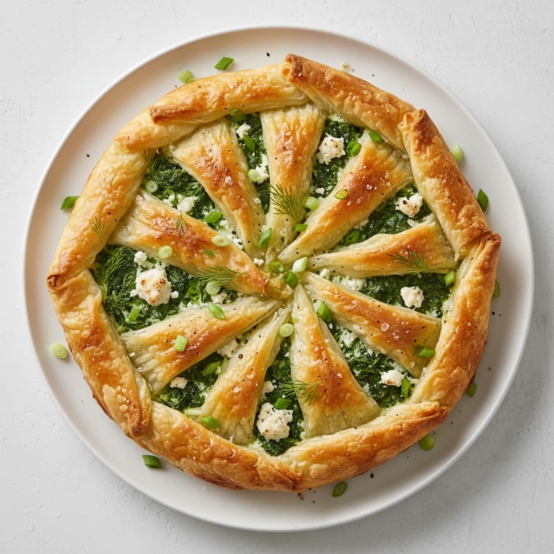 Spinach and Feta Phyllo Pie