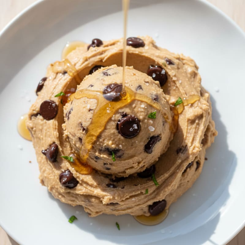 No-Bake Chocolate Chip Protein Cookie Dough
