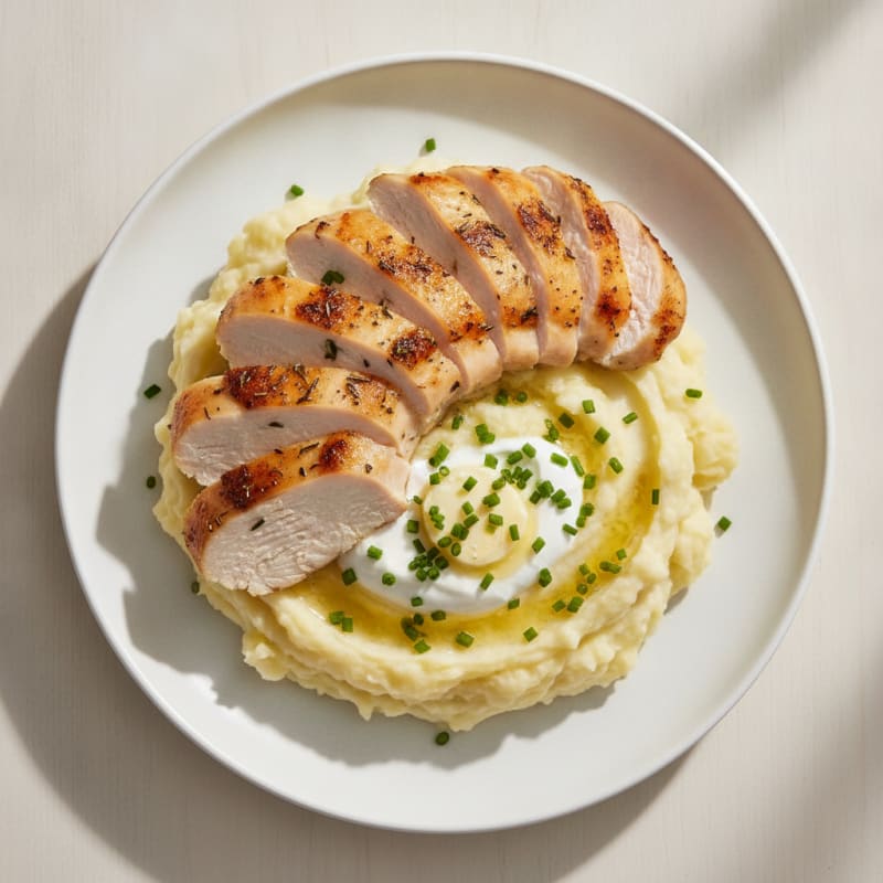 Buttery Garlic Mashed Potatoes