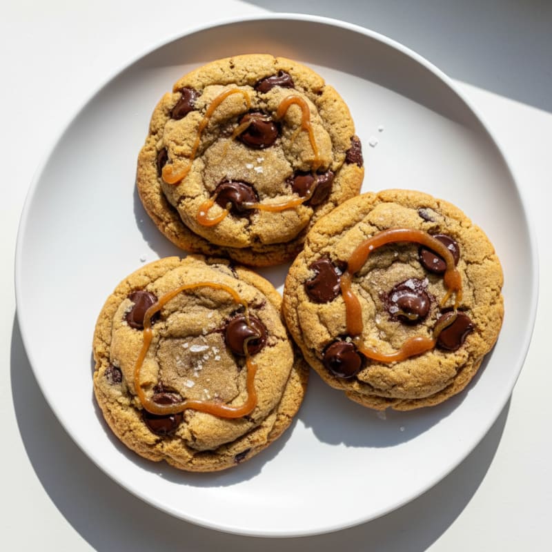 Golden Caramelized Chocolate Chip Cookies