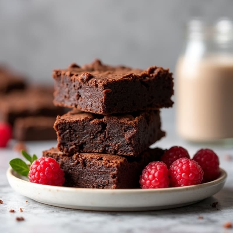 Healthy Black Bean Fudge Brownies
