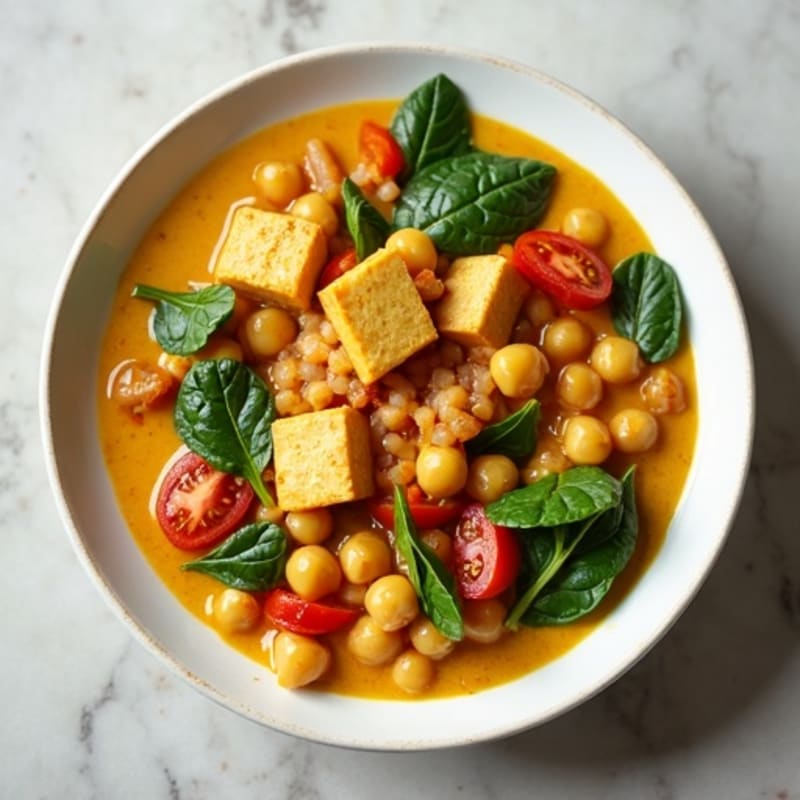 Creamy Coconut Curry Chickpea Stew