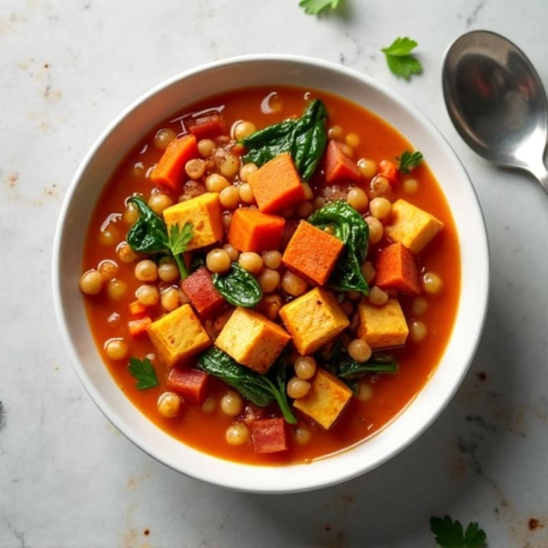 Hearty Spiced Red Lentil Stew