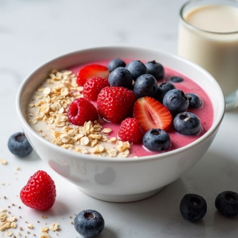 Protein-Packed Vanilla Berry Overnight Oats