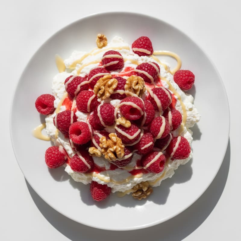 Creamy Greek Yogurt Protein Mousse with Berries