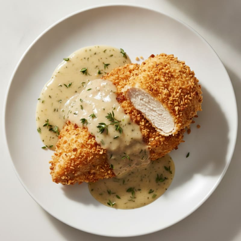 Buttermilk Fried Chicken with Creamy Gravy