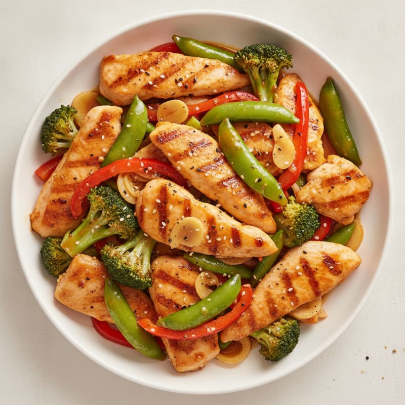 Orange Glazed Chicken Stir-Fry