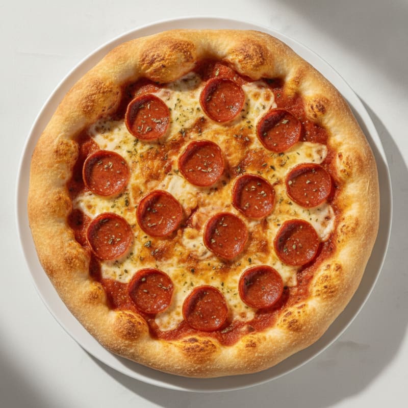 Stuffed Crust Pepperoni Pizza