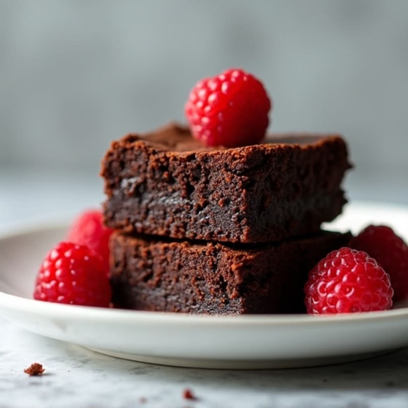 Fudgy Black Bean Protein Brownies