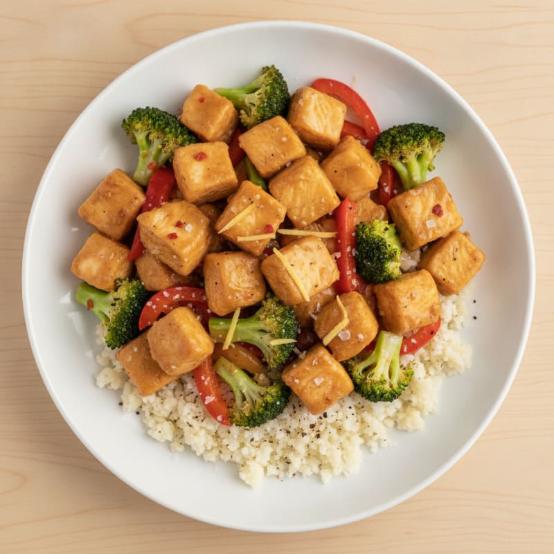 Healthy General Tso's Chicken Stir-Fry