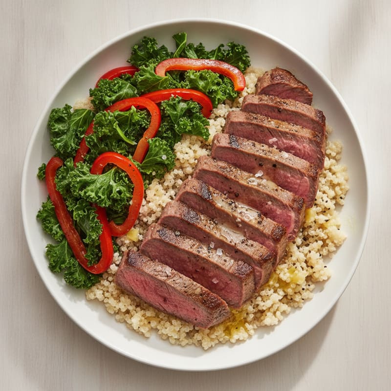 Seared Steak and Quinoa Bowl