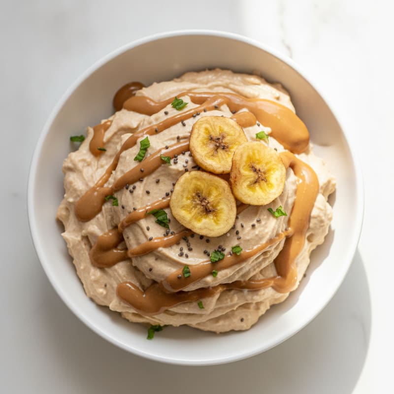 Peanut Butter Banana Protein Mousse