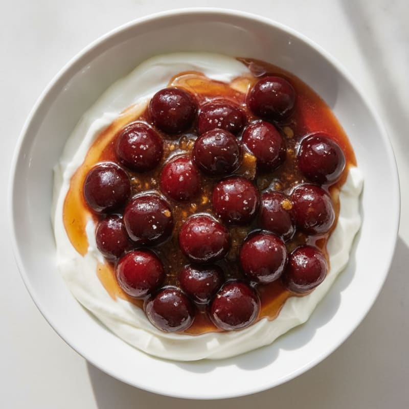Classic Cherry Jubilee with Vanilla Bean