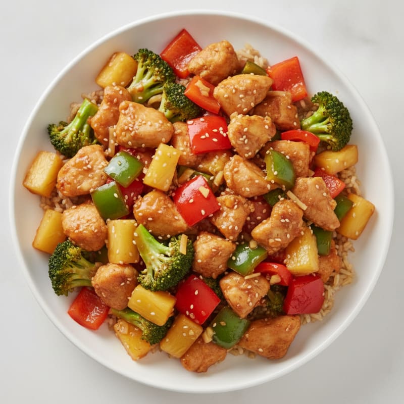 Sweet and Sour Chicken Stir-Fry
