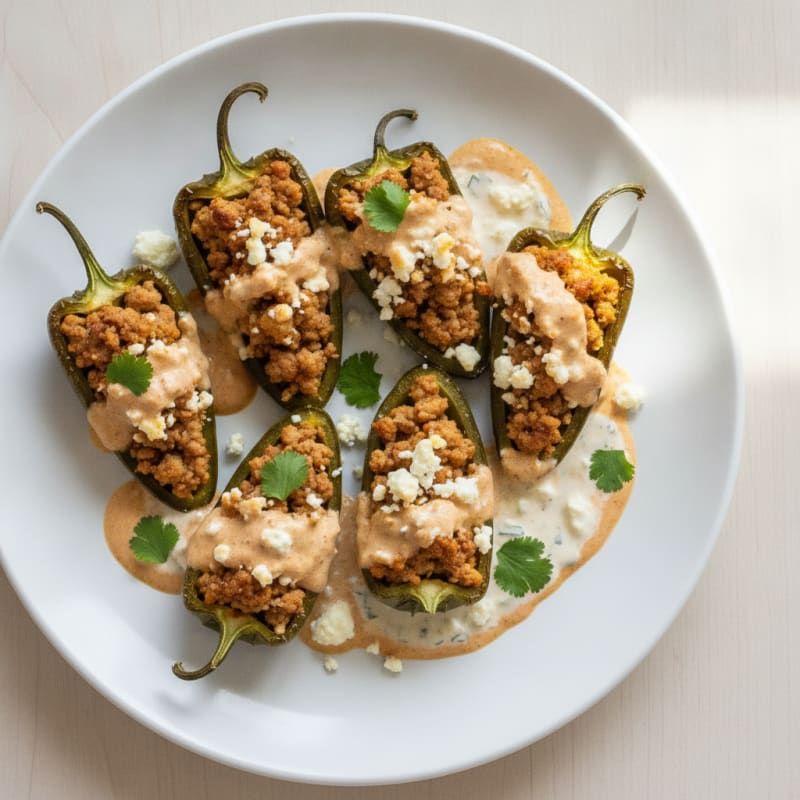 Jalapeño Poppers with Chipotle Ranch