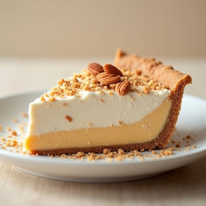 Halo Top Protein Pie with Crushed Nuts