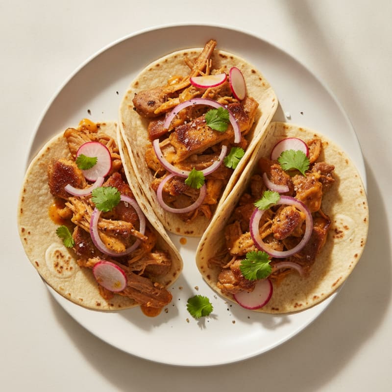 Slow-Cooked Pork Carnitas Tacos