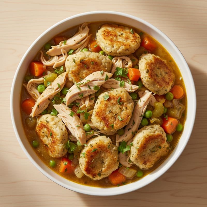 Homestyle Chicken and Herb Dumplings