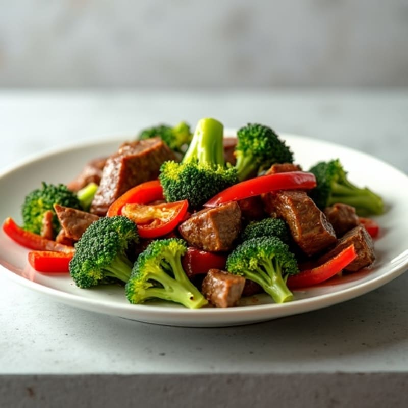 Ginger-Garlic Beef and Broccoli Stir-Fry
