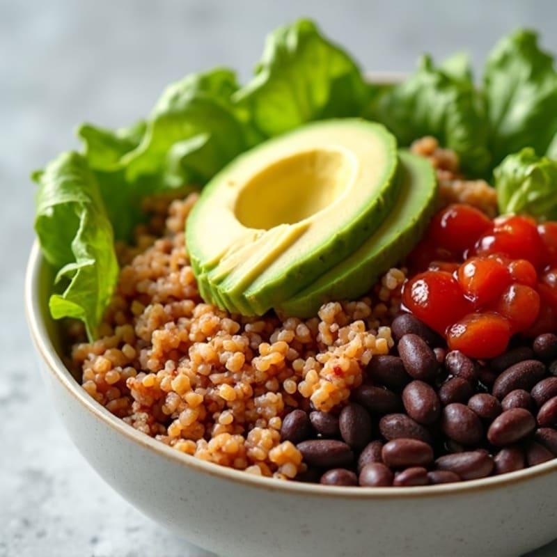 Lean Ground Turkey Taco Bowl with Creamy Avocado