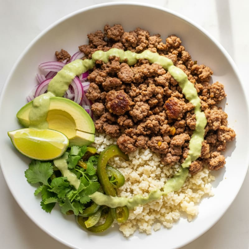 Chipotle Beef Street Taco Bowl