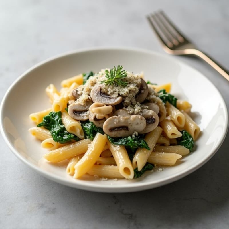 Creamy Truffle Mushroom Pasta