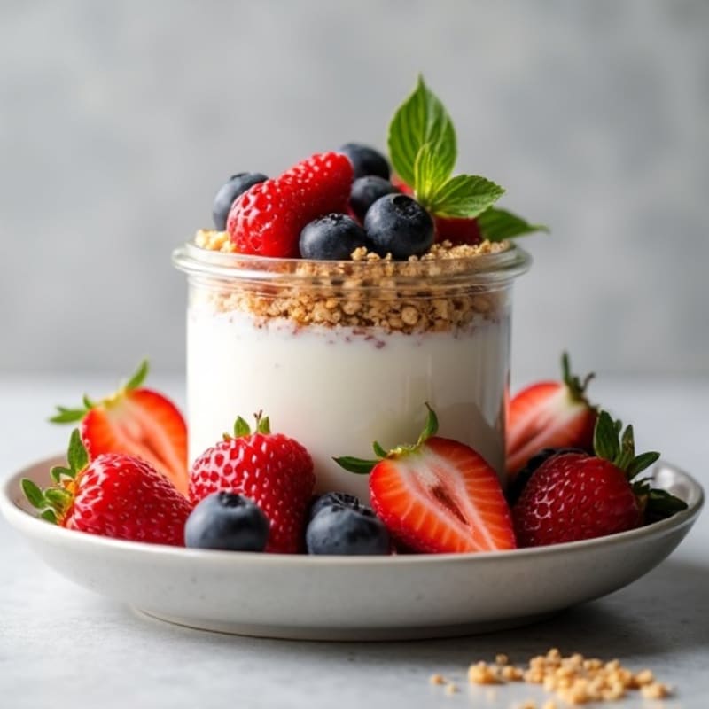 Creamy Overnight Weetabix with Fresh Berries