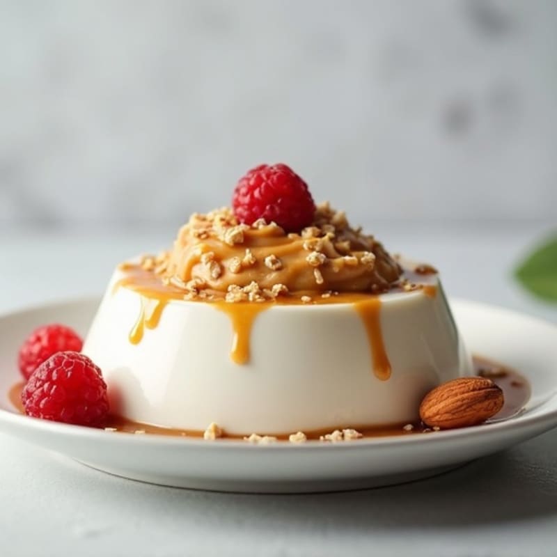 Silky Greek Yogurt Protein Pudding with Almond Butter