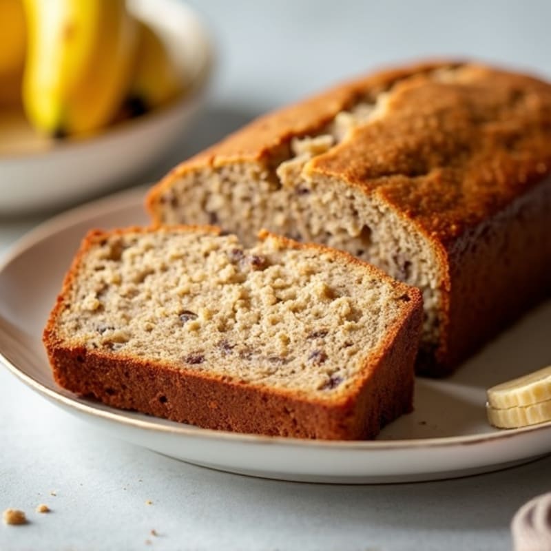 Moist Whole Grain Banana Bread