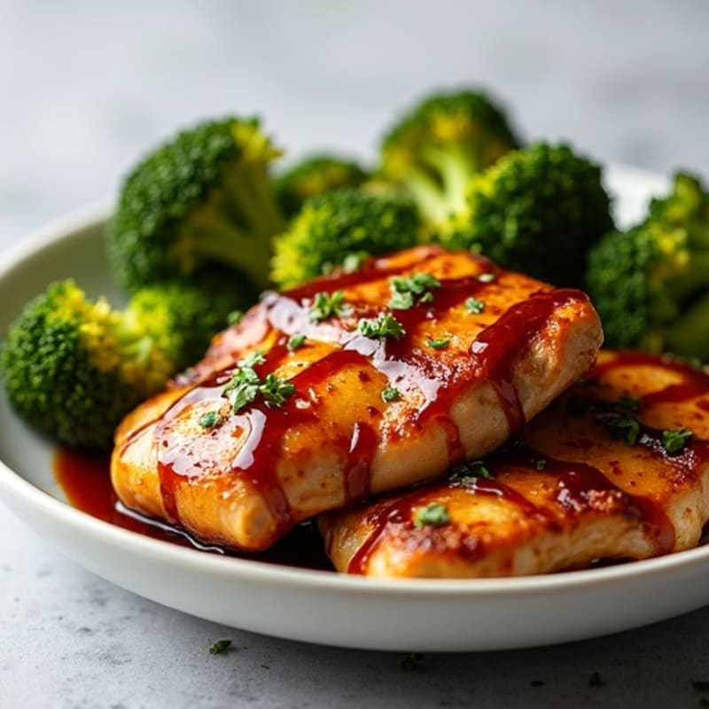 Sticky Teriyaki Chicken with Roasted Broccoli