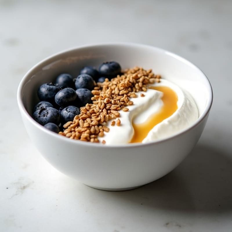 Silky Greek Yogurt Bowl with Hemp Seeds and Almond Butter