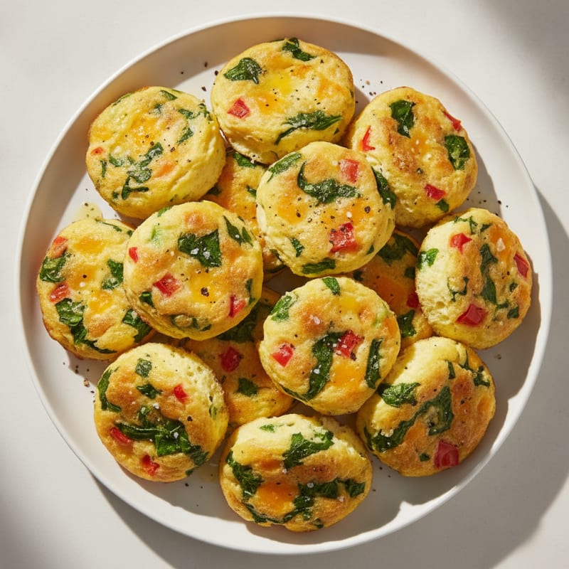 Baked Egg and Cheese Bites