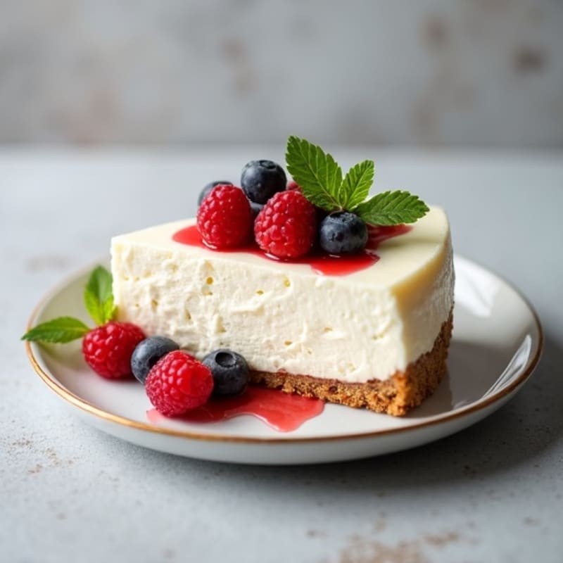 Protein-Packed Greek Yogurt Cheesecake