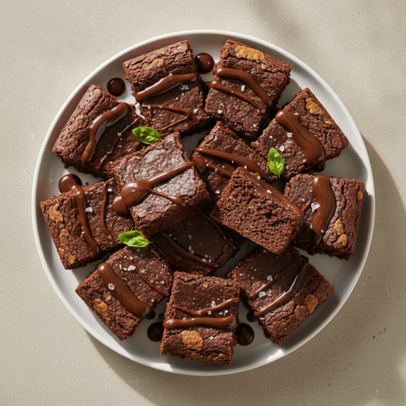 Air-Fried Fudgy Chocolate Brownies