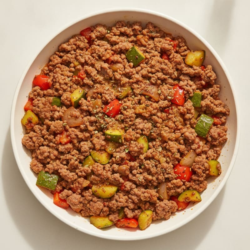 Ground Beef and Vegetable Skillet