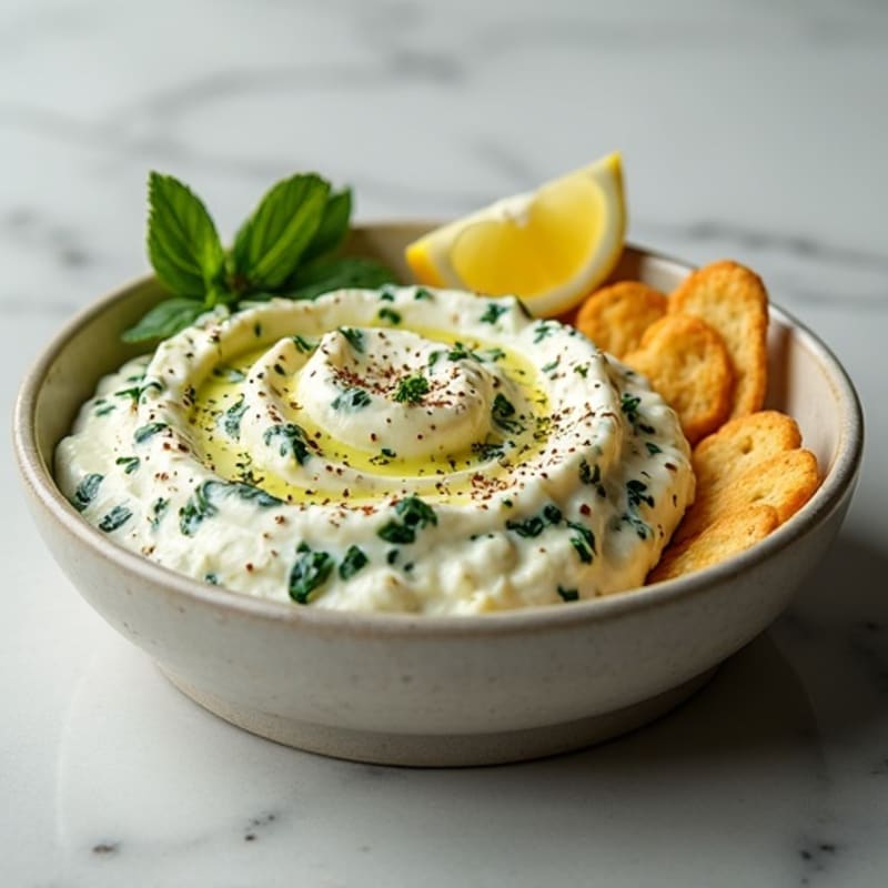 Creamy Greek Yogurt Spinach Artichoke Dip
