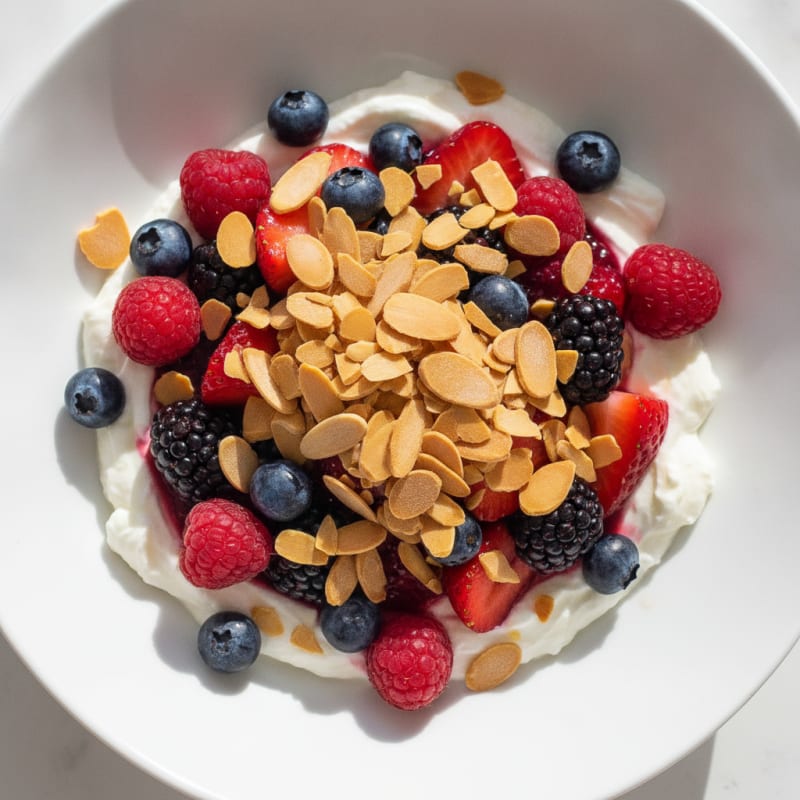 Creamy Greek Yogurt Protein Bowl with Berries