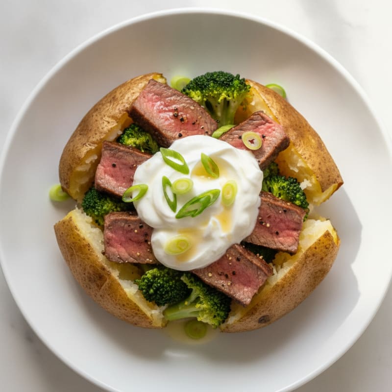 Hearty Steak and Potato Bake