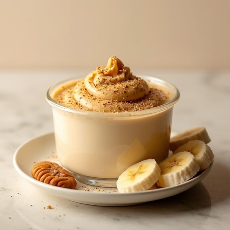 Creamy Peanut Butter Protein Mousse with Chia Seeds