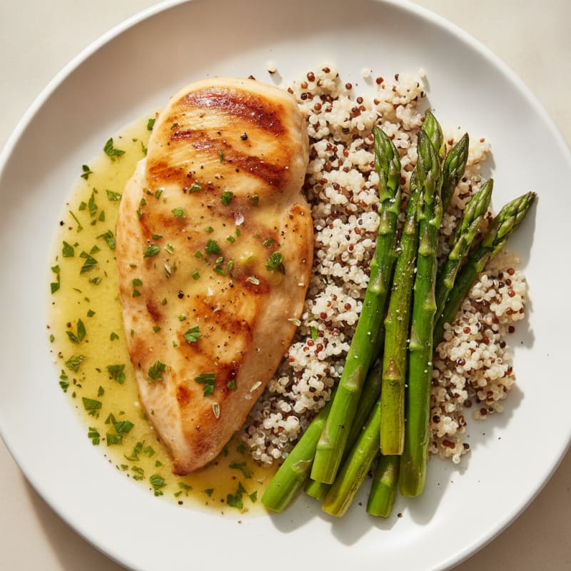 Pan-Seared Chicken with Lemon-Herb Sauce