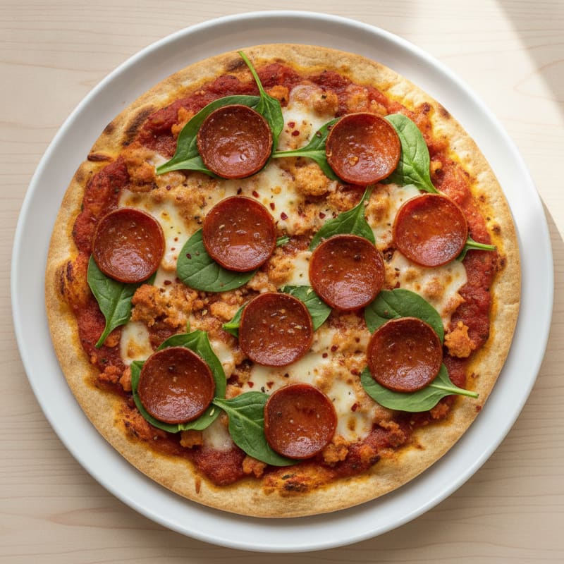 Classic Pepperoni Pizza with Marinara