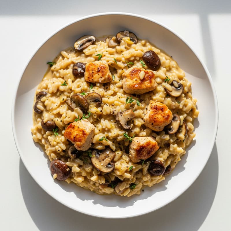Creamy Wild Mushroom Risotto
