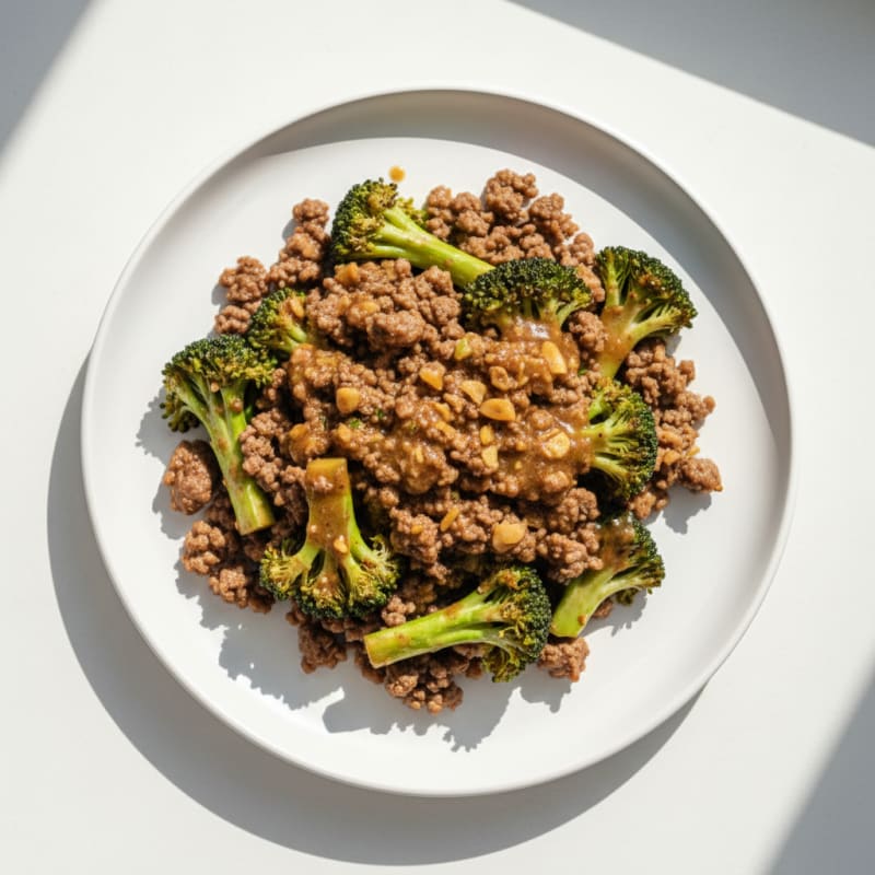 Beef and Broccoli Stir-Fry with Garlic Sauce
