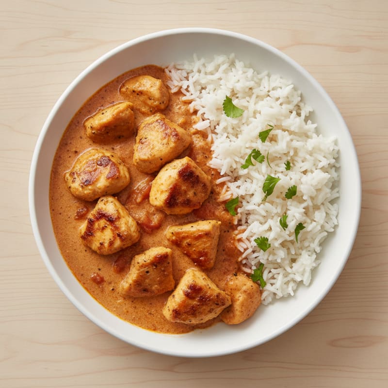 Spiced Butter Chicken with Basmati Rice