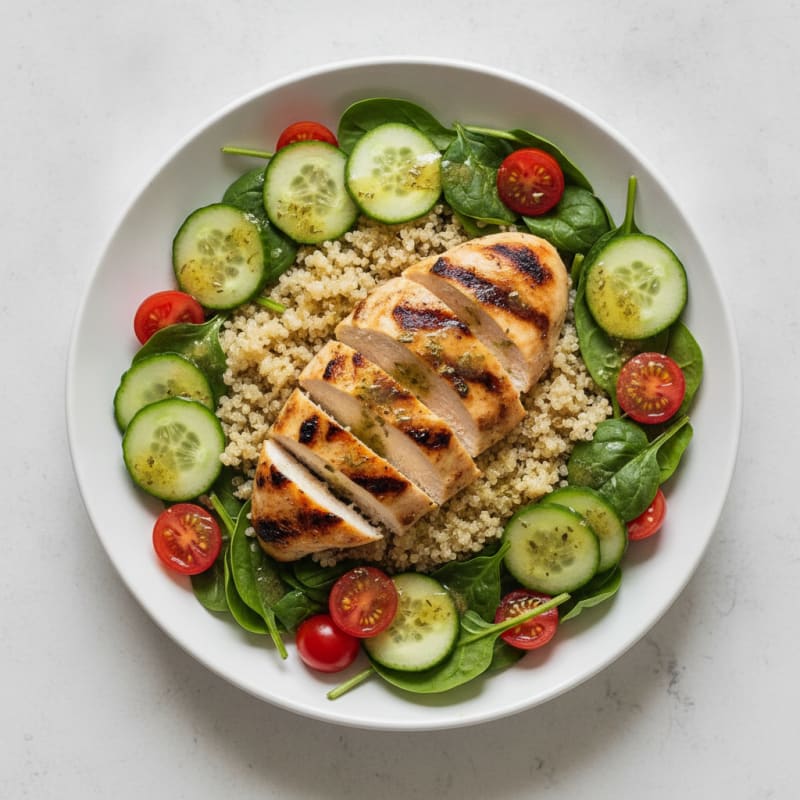 Grilled Chicken and Quinoa Power Bowl
